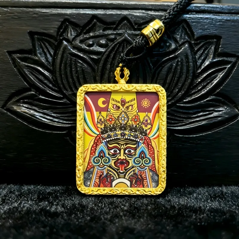 Kalachakra Mandala Thangka Style Wall Art | Tibetan Wheel of Time Sacred Geometry Decor thumbnail